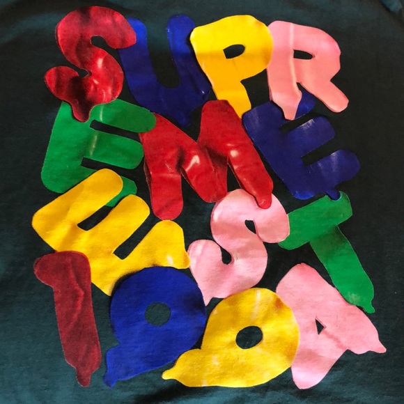 SUPREME size Small “Supreme Est 1994” Bubble RARE - Picture 4 of 14